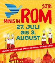Plakat zur Ministrantenwallfahrt nach Rom 2018